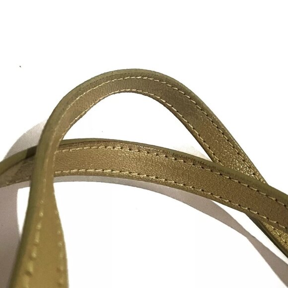 Auth JIMMY CHOO Sasha - Yellow Leather Tote Bag - Picture 11 of 16